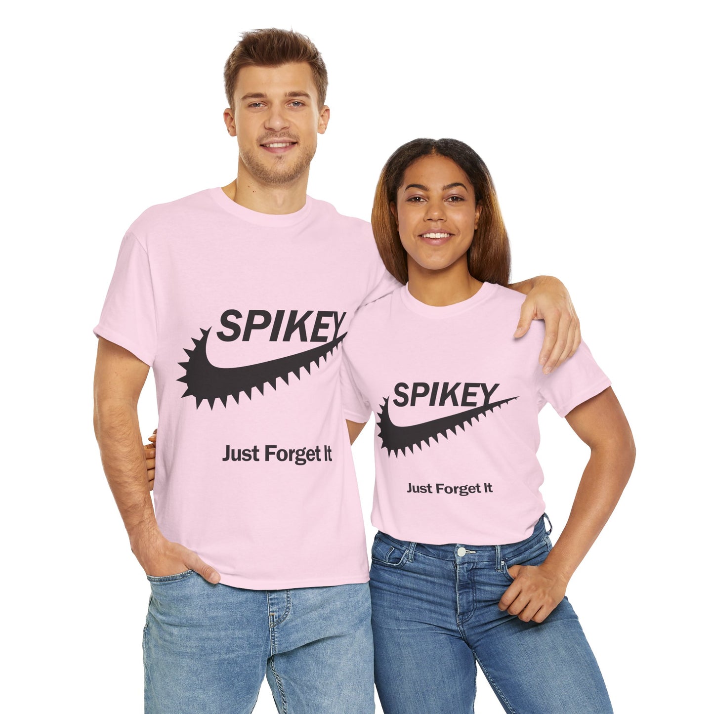 Spikey - Just Forget It - Nike Parody - Unisex Heavy Cotton Tee