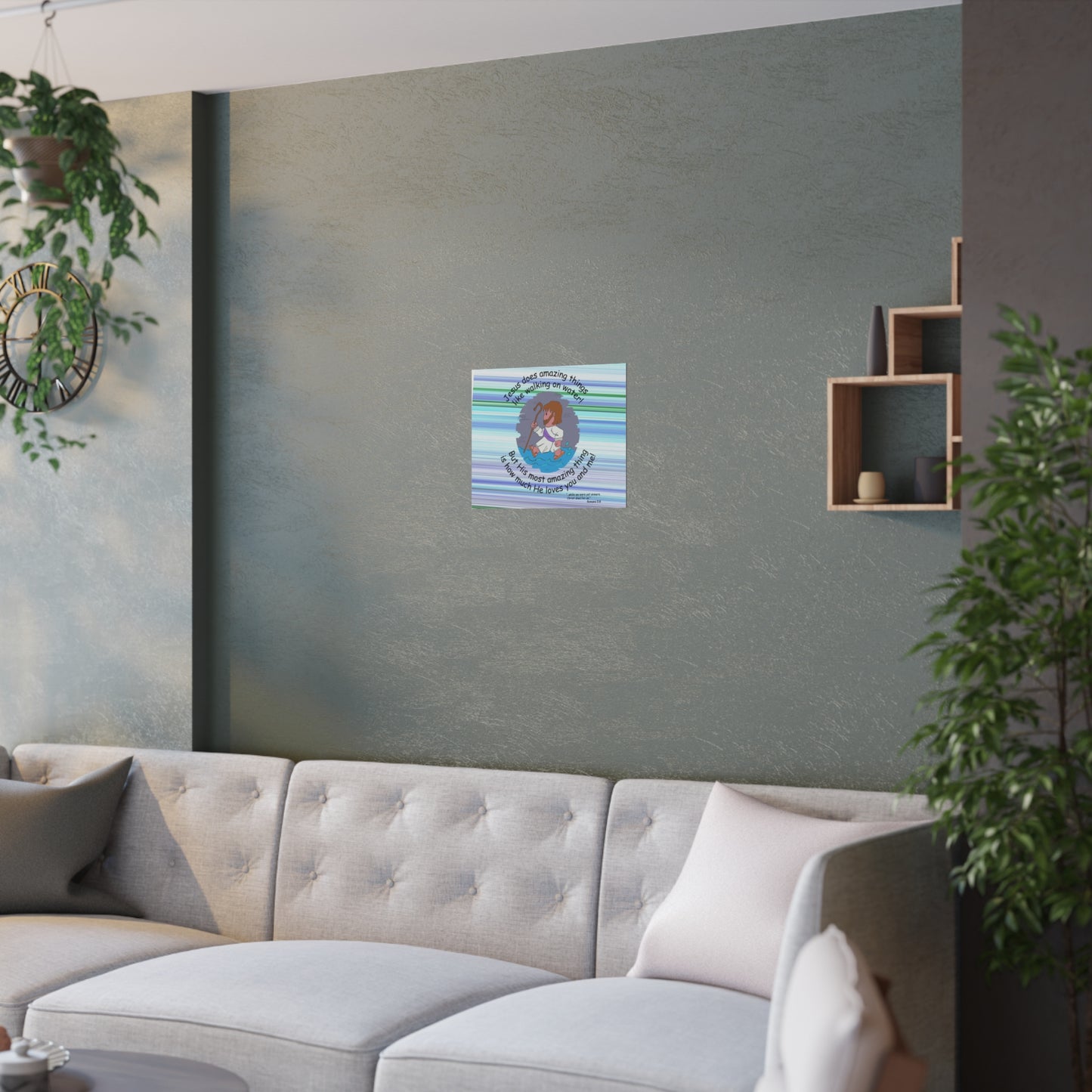 "Jesus does amazing things" - Satin Posters (210gsm)